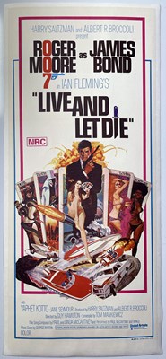 Lot 194 - JAMES BOND - LIVE AND LET DIE (1973) ORIGINAL AUSTRALIAN DAYBILL POSTER.