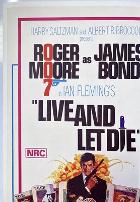 Lot 194 - JAMES BOND - LIVE AND LET DIE (1973) ORIGINAL AUSTRALIAN DAYBILL POSTER.