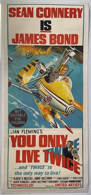 Lot 136 - JAMES BOND - YOU ONLY LIVE TWICE (1967) ORIGINAL AUSTRALIAN DAYBILL POSTER.