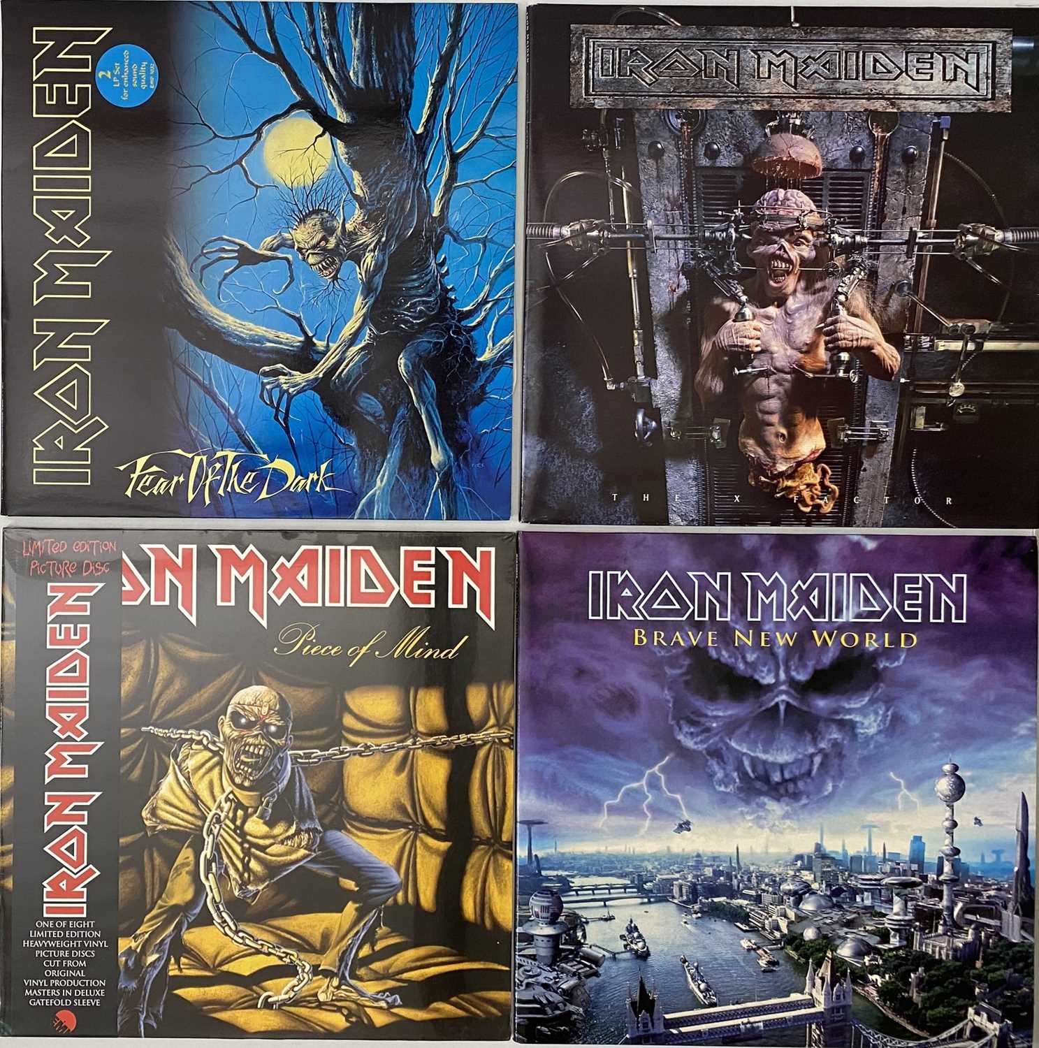 Lot 159 - IRON MAIDEN - MODERN/ REISSUE LP RARITIES