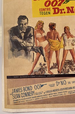 Lot 56 - JAMES BOND - DR. NO (1962) ORIGINAL BELGIAN FILM POSTER.