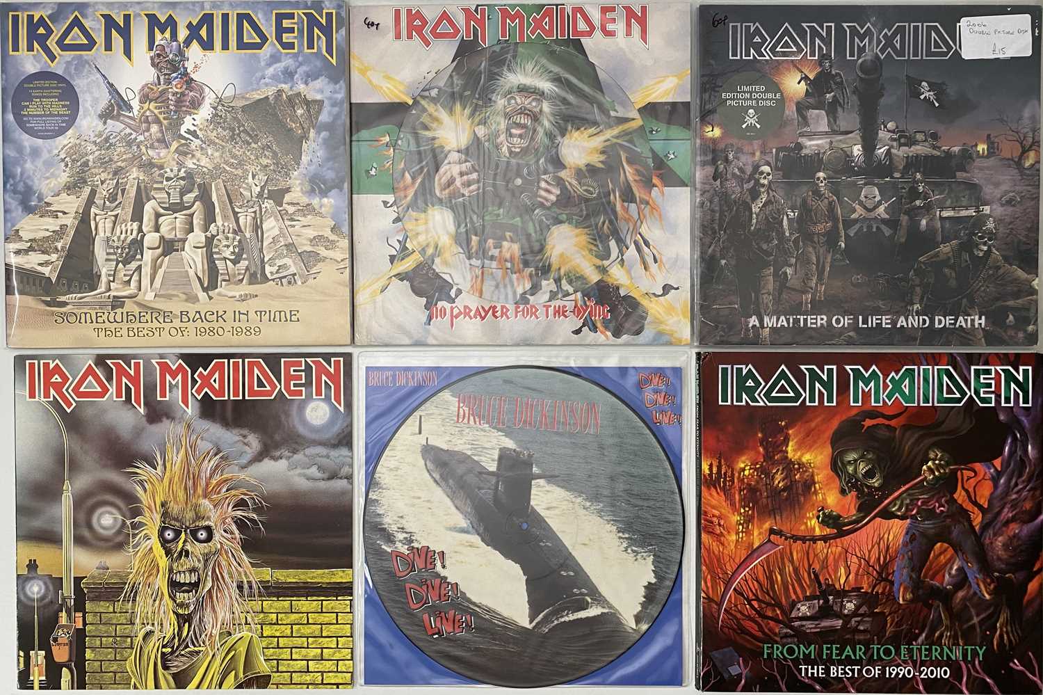 Lot 160 - IRON MAIDEN - LP PACK