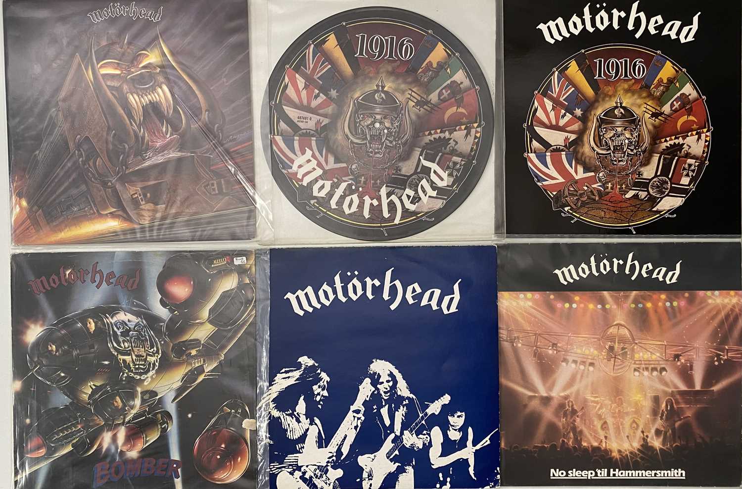 Lot 161 - MOTORHEAD AND RELATED - LP/ 12" PACK