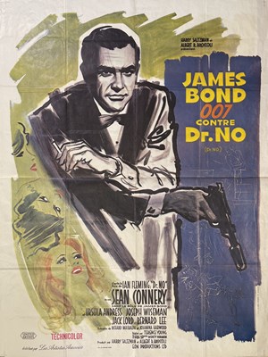 Lot 60 - JAMES BOND - DR. NO (1962) - FRENCH GRANDE FILM POSTER.
