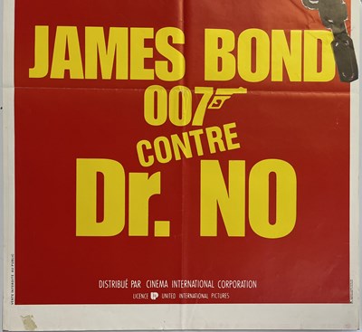 Lot 61 - JAMES BOND - DR NO (1962) - FRENCH FILM POSTER.