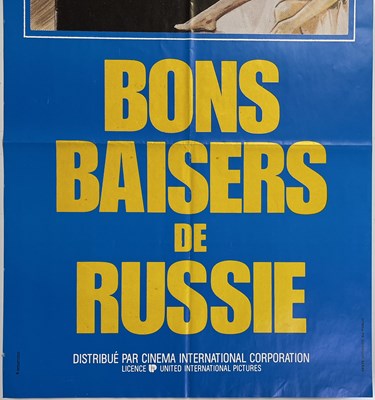 Lot 77 - JAMES BOND - FROM RUSSIA WITH LOVE (1963) - FRENCH FILM POSTER.
