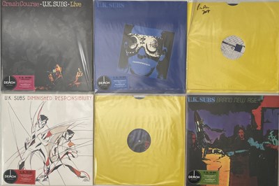 Lot 132 - UK SUBS - MODERN REISSUES / RELEASES - LP COLLECTION