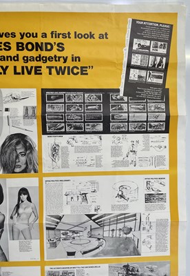 Lot 124 - JAMES BOND - YOU ONLY LIVE TWICE (1967) US 'ESQUIRE' POSTER.