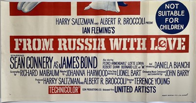 Lot 79 - JAMES BOND - FROM RUSSIA WITH LOVE (1963) AUSTRALIAN THREE-SHEET POSTER.