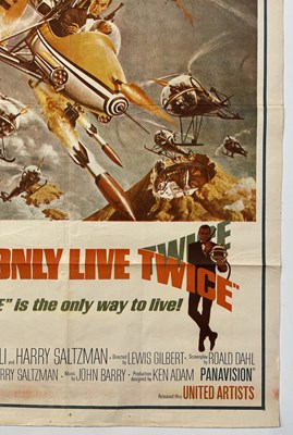 Lot 139 - JAMES BOND  - YOU ONLY LIVE TWICE (1967) POSTER.