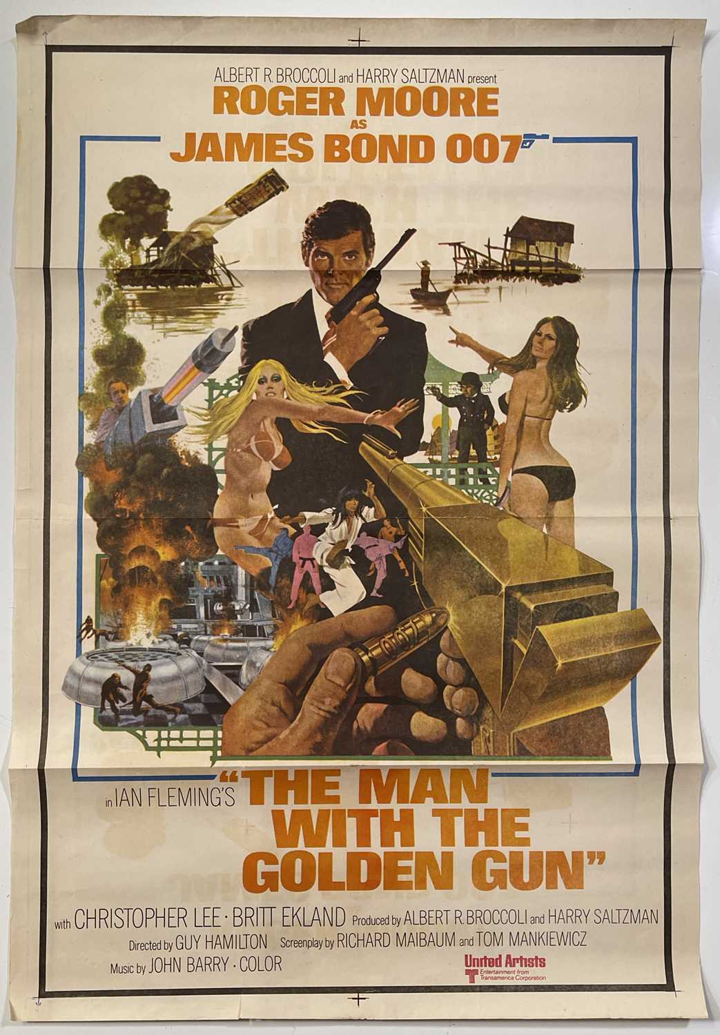 Lot 209 - JAMES BOND -THE MAN WITH THE GOLDEN GUN