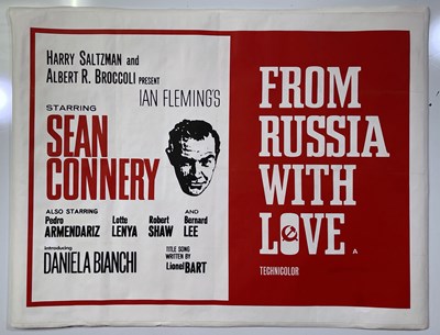 Lot 80 - JAMES BOND - FROM RUSSIA WITH LOVE (1963) FILM POSTER.