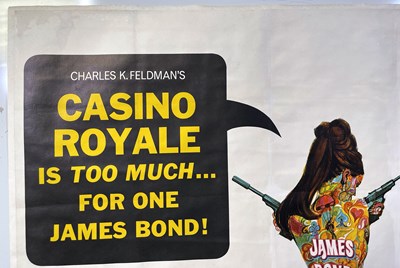 Lot 150 - JAMES BOND - CASINO ROYALE (1967) UK QUAD POSTER