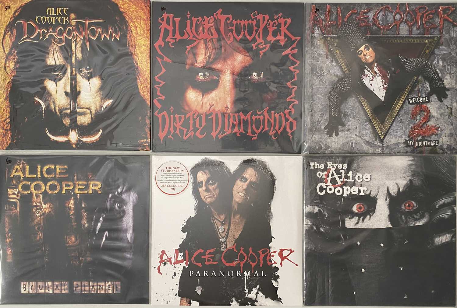 Lot 168 - ALICE COOPER - MODERN/ REISSUE LPs