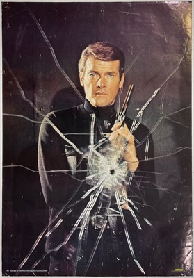 Lot 192 - JAMES BOND - RARE 1973 SCANDECOR SWEDISH ROGER MOORE LIVE AND LET DIE POSTER.