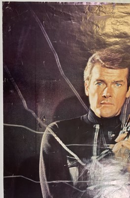 Lot 192 - JAMES BOND - RARE 1973 SCANDECOR SWEDISH ROGER MOORE LIVE AND LET DIE POSTER.