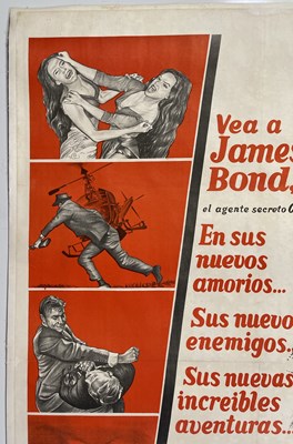 Lot 81 - JAMES BOND - FROM RUSSIA WITH LOVE (1963) - ARGENTINIAN FILM POSTER.