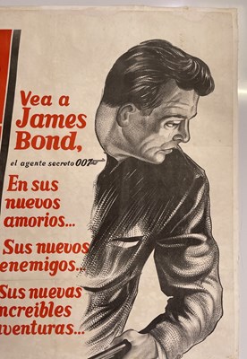 Lot 81 - JAMES BOND - FROM RUSSIA WITH LOVE (1963) - ARGENTINIAN FILM POSTER.