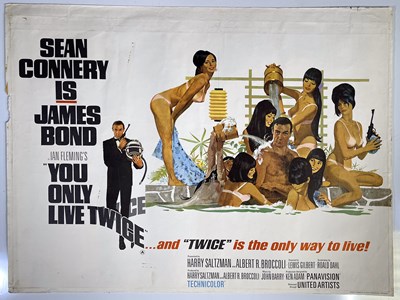 Lot 125 - JAMES BOND - YOU ONLY LIVE TWICE (1967) UK QUAD - UNFOLDED.