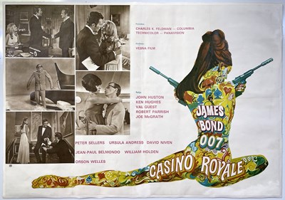 Lot 149 - JAMES BOND - CASINO ROYALE (1967) - ORIGINAL YUGOSLAVIAN FILM POSTER.