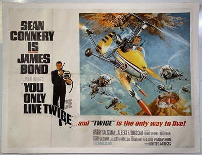 Lot 126 - JAMES BOND - YOU ONLY LIVE TWICE (1967) - UK QUAD POSTER.