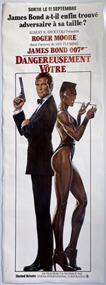 Lot 289 - JAMES BOND - A VIEW TO A KILL (1985) FRENCH POSTER.