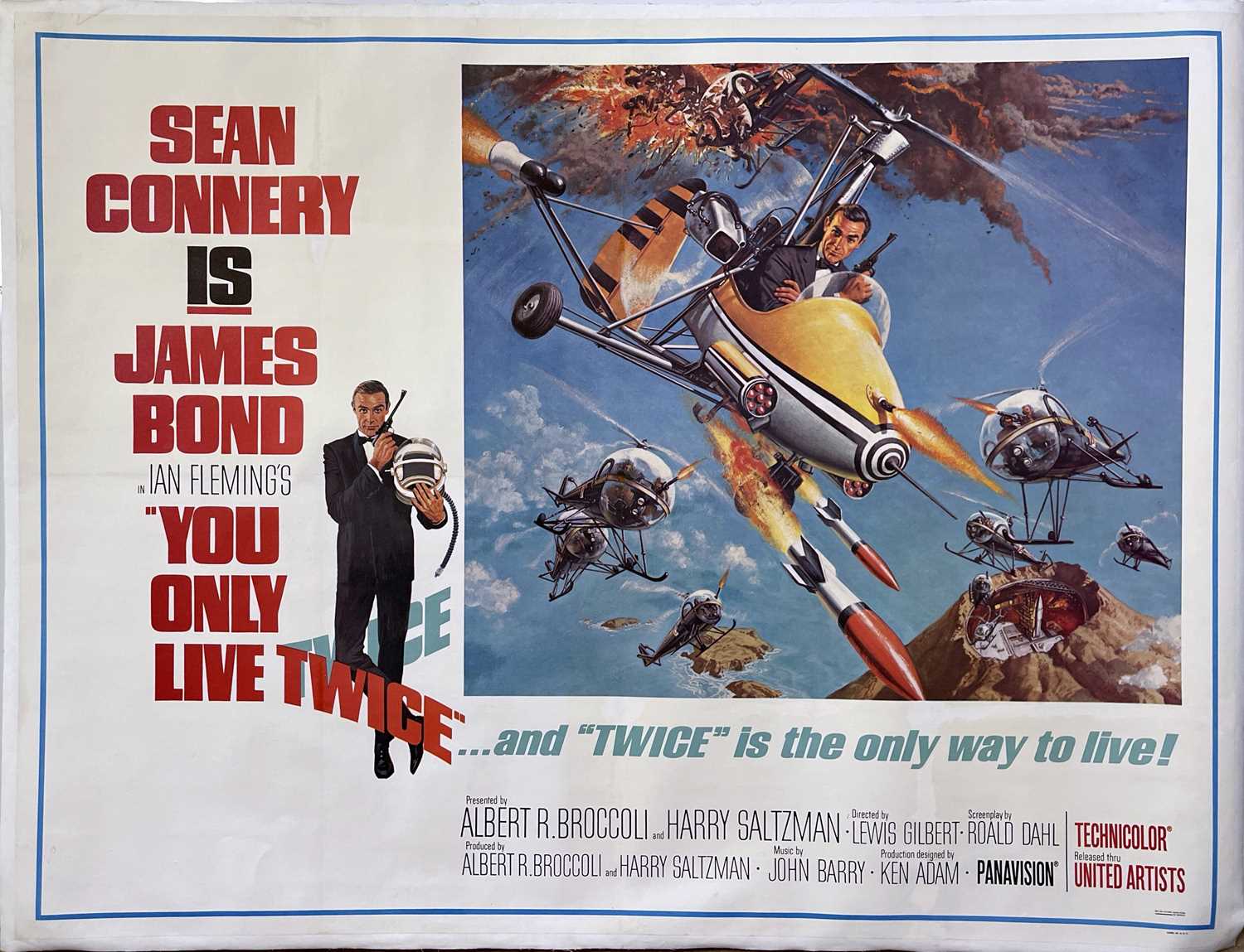 Lot 127 - JAMES BOND - YOU ONLY LIVE TWICE (1967) - US