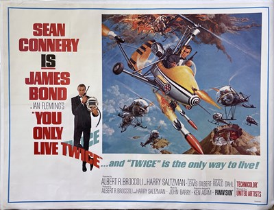 Lot 127 - JAMES BOND - YOU ONLY LIVE TWICE (1967) - US SUBWAY POSTER.