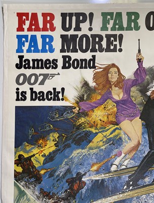 Lot 162 - JAMES BOND -  A US THREE-SHEET POSTER FOR ON HER MAJESTY'S SECRET SERVICE.