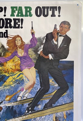 Lot 162 - JAMES BOND -  A US THREE-SHEET POSTER FOR ON HER MAJESTY'S SECRET SERVICE.