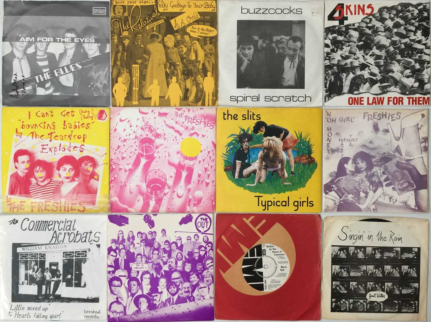 Lot 176 - PUNK - 7" SINGLES PACK