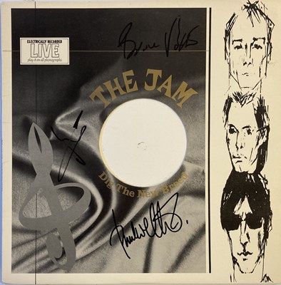 Lot 365 - THE JAM FULLY SIGNED LP SLEEVE