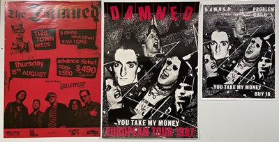 Lot 163 - THE DAMNED - POSTER COLLECTION.