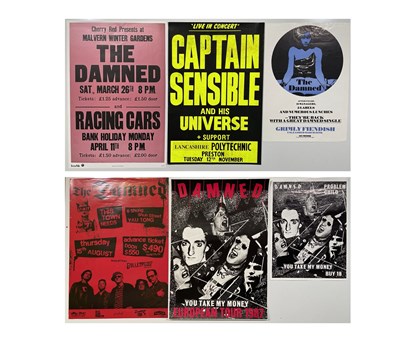 Lot 163 - THE DAMNED - POSTER COLLECTION.