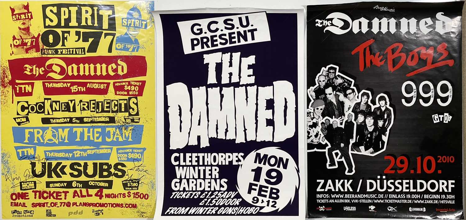 Lot 164 - THE DAMNED - POSTER COLLECTION.