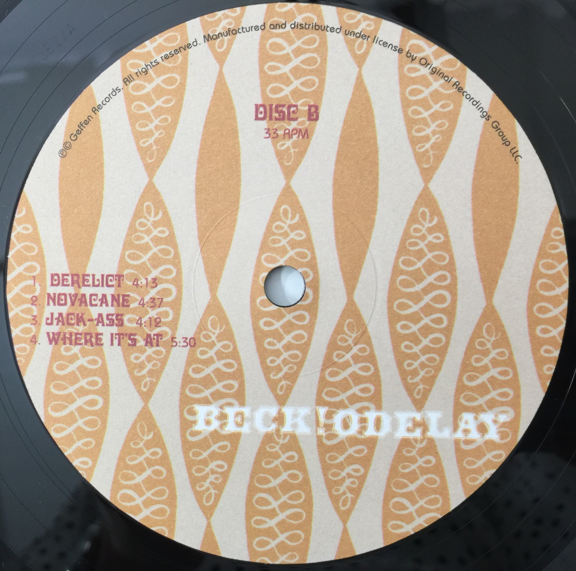 Lot 212 - BECK - ODELAY (ORG 010)