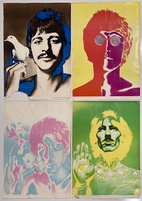 Lot 396 - THE BEATLES - ORIGINAL RICHARD AVEDON PORTRAIT POSTERS.