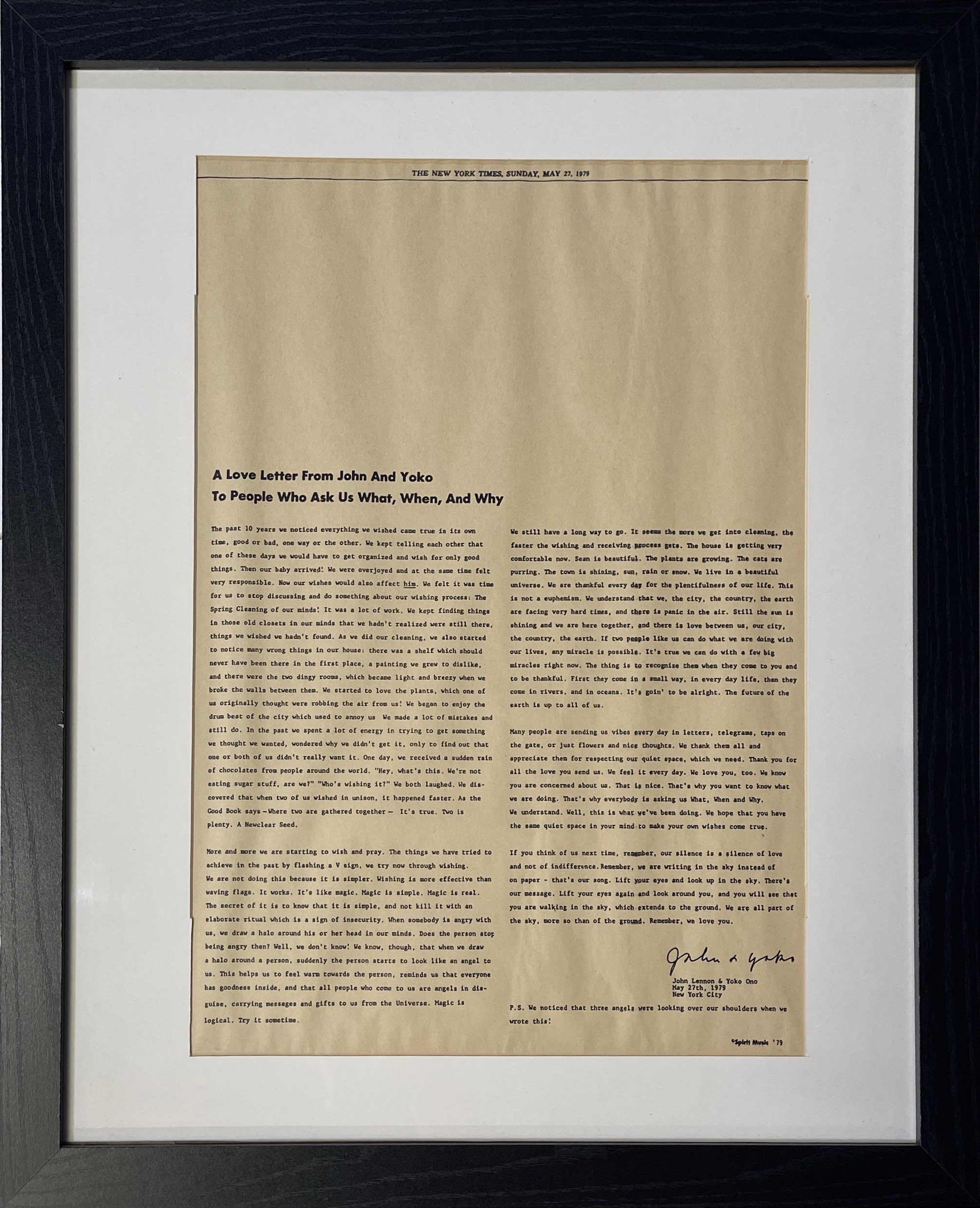 Lot 2130293 - JOHN LENNON - LIMITED EDITION PHOTO