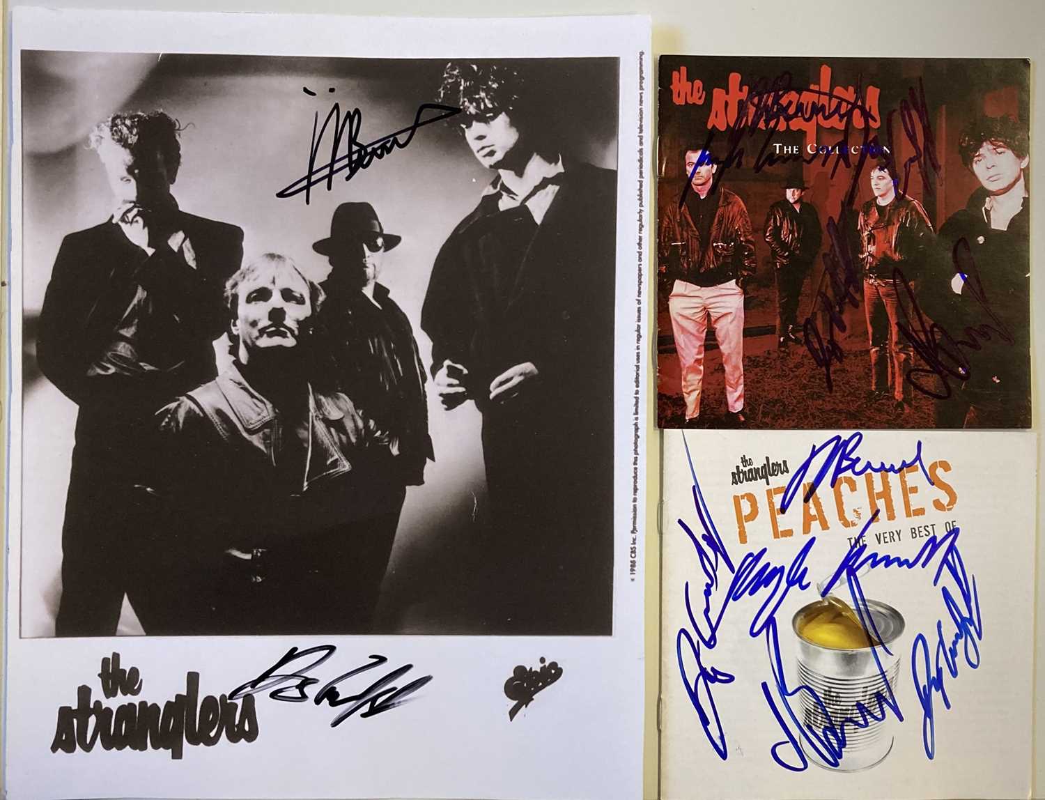 Lot 368 - THE STRANGLERS - SIGNED ITEMS - LOT 368