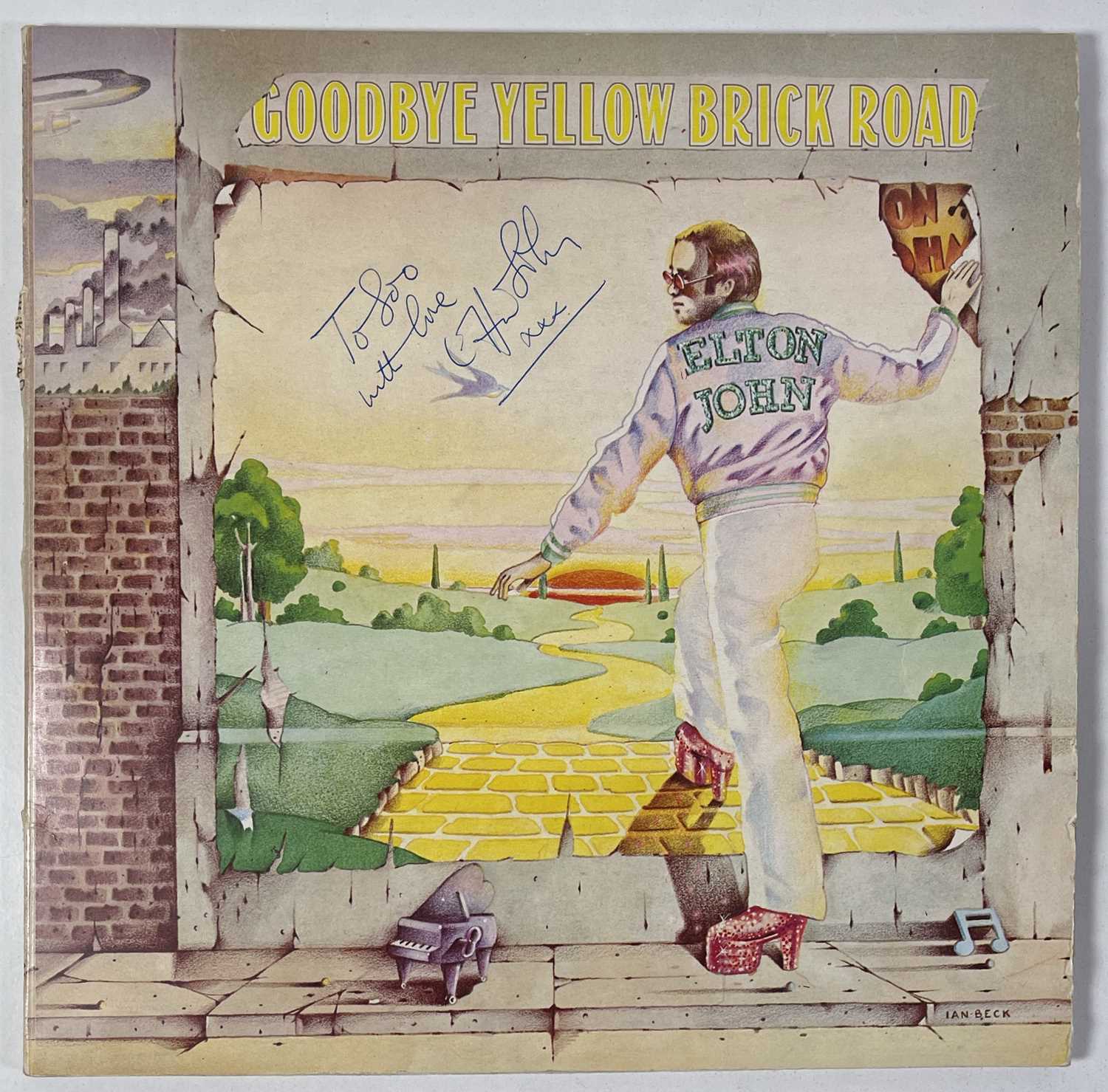 Lot 283 - ELTON JOHN - A SIGNED LP.