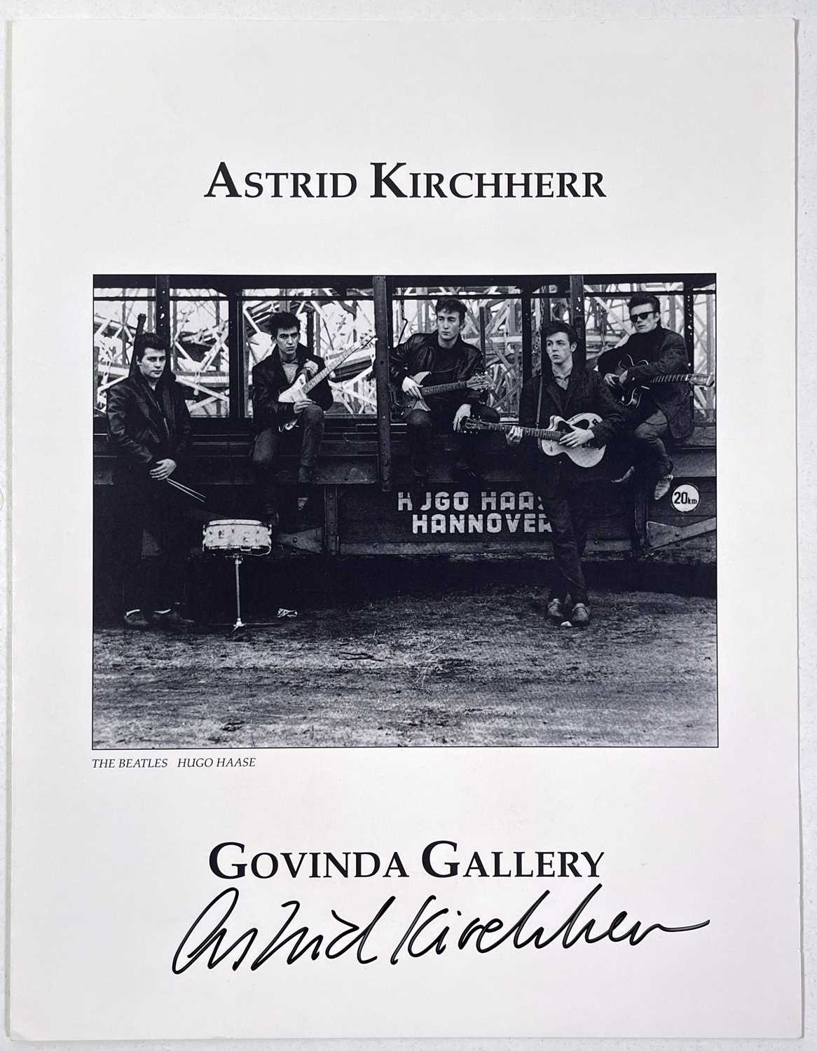 Lot 310 - ASTRID KIRCHHERR - SIGNED EXHIBITION BOOKLET.