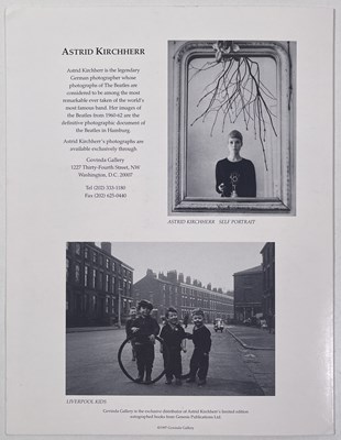 Lot 310 - ASTRID KIRCHHERR - SIGNED EXHIBITION BOOKLET.