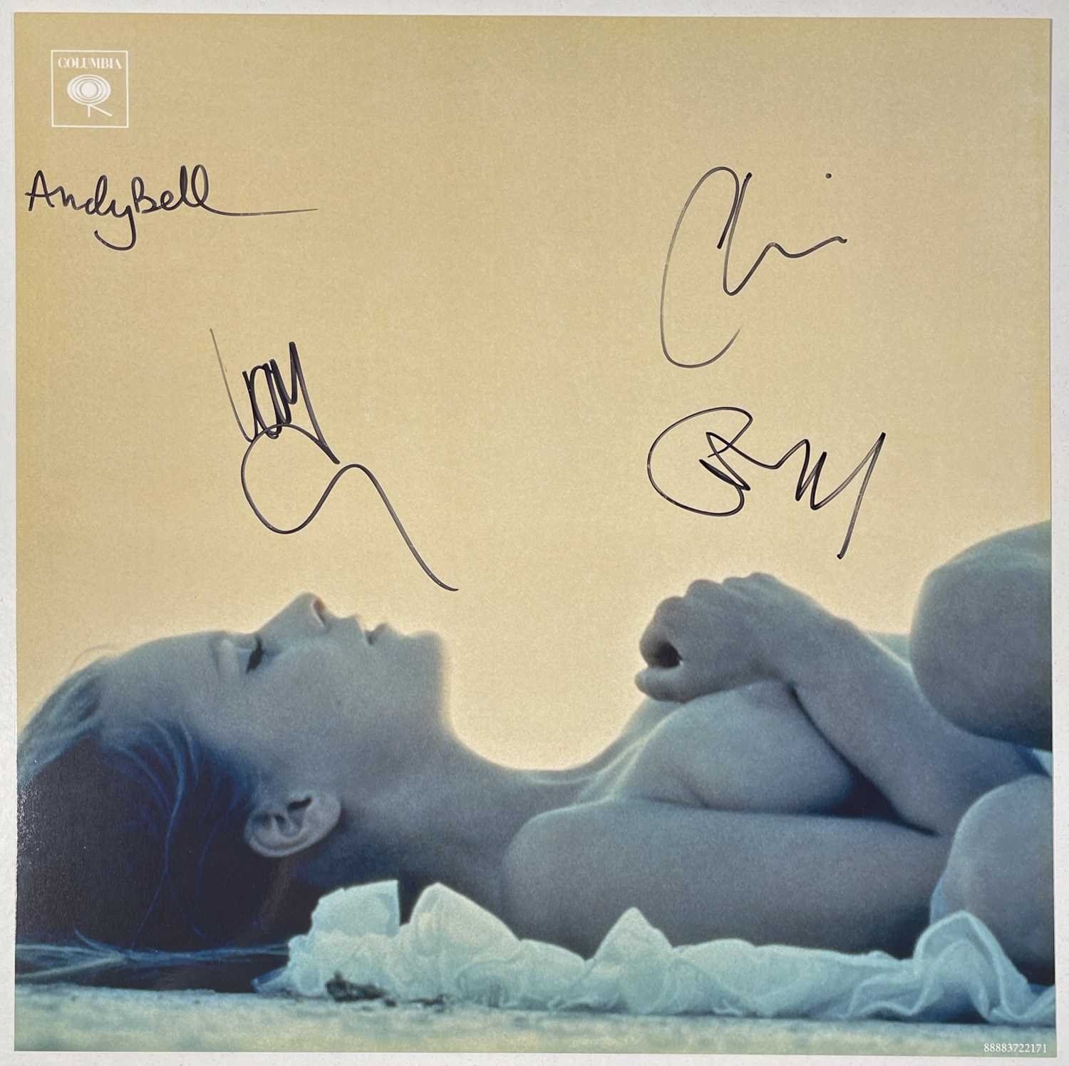 Lot 532 - OASIS INTEREST - BEADY EYE SIGNED 12X12" ARTWORK.