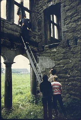 Lot 374 - THE ROLLING STONES - BEGGARS BANQUET PHOTOSHOOT - UNSEEN BEHIND THE SCENES TRANSPARENCIES.