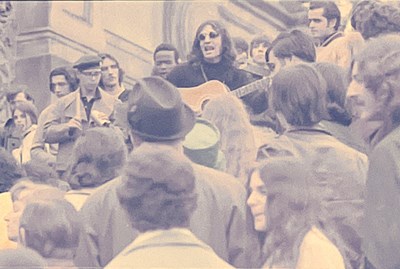 Lot 569 - THE GRATEFUL DEAD - PHOTO NEGATIVES FROM THE 1967  TOMPKINS SQUARE PARK CONCERT, SOLD WITH COPYRIGHT.