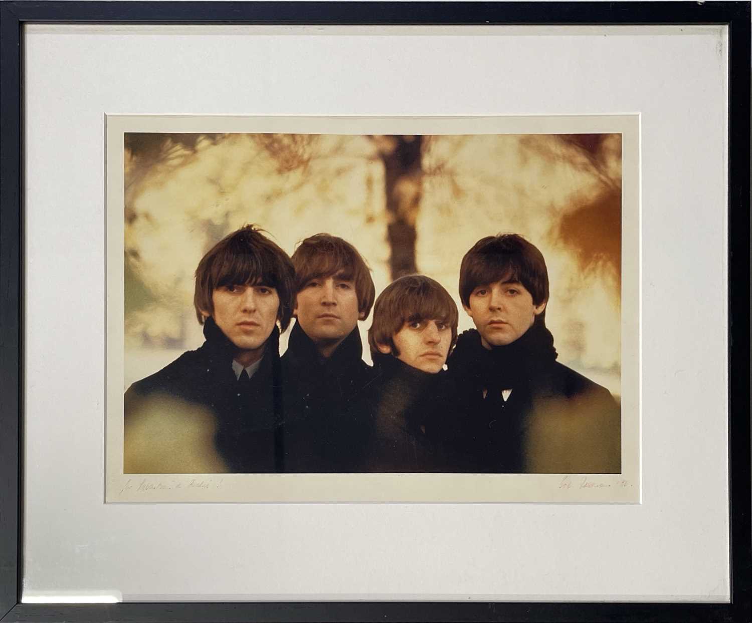 Lot 294 - ROBERT FREEMAN - SIGNED 'WITH THE BEATLES'