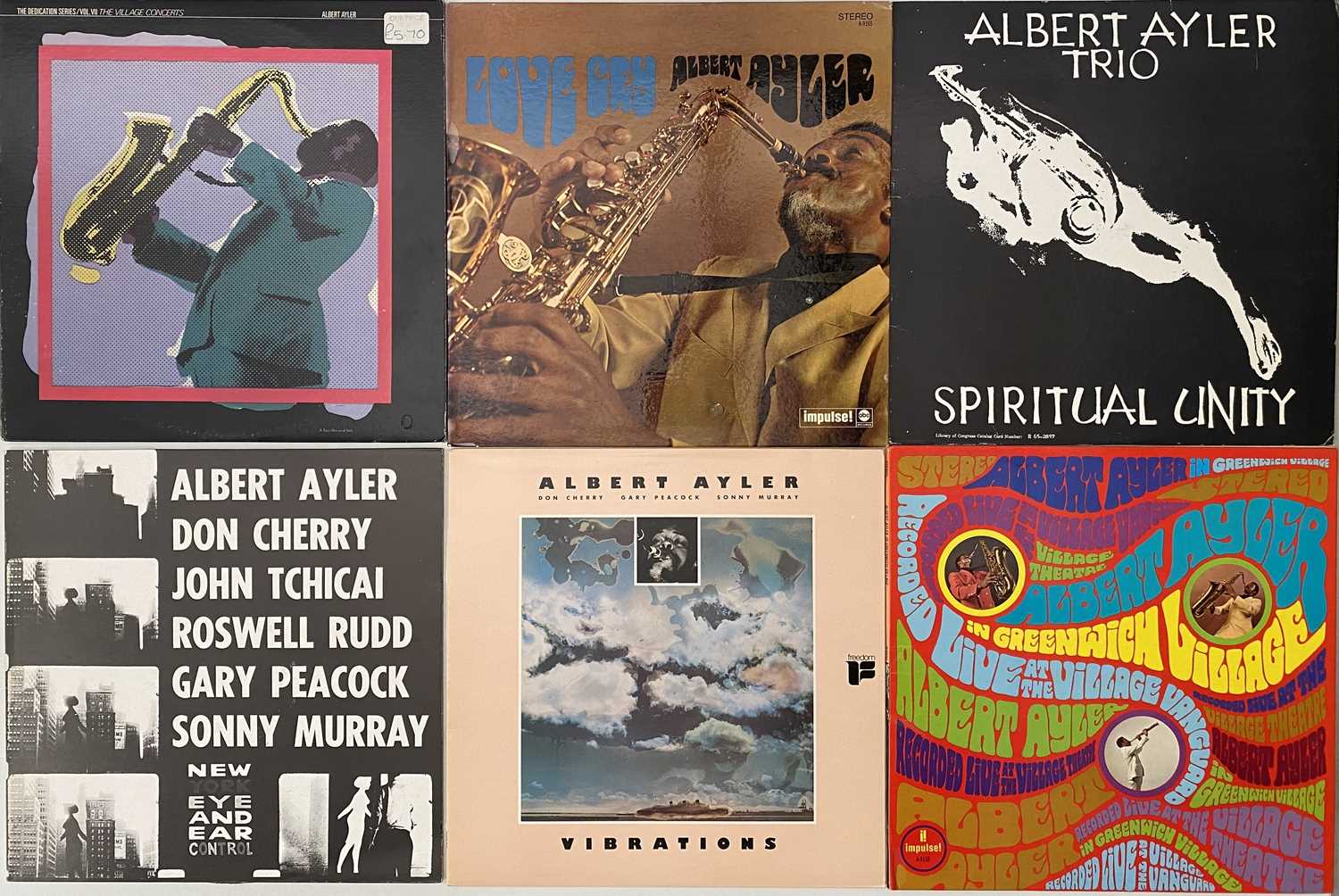 Lot 7 - ALBERT AYLER - LP PACK