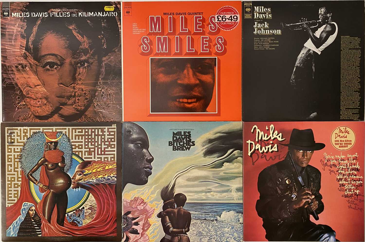 Lot 9 - MILES DAVIS - LP COLLECTION