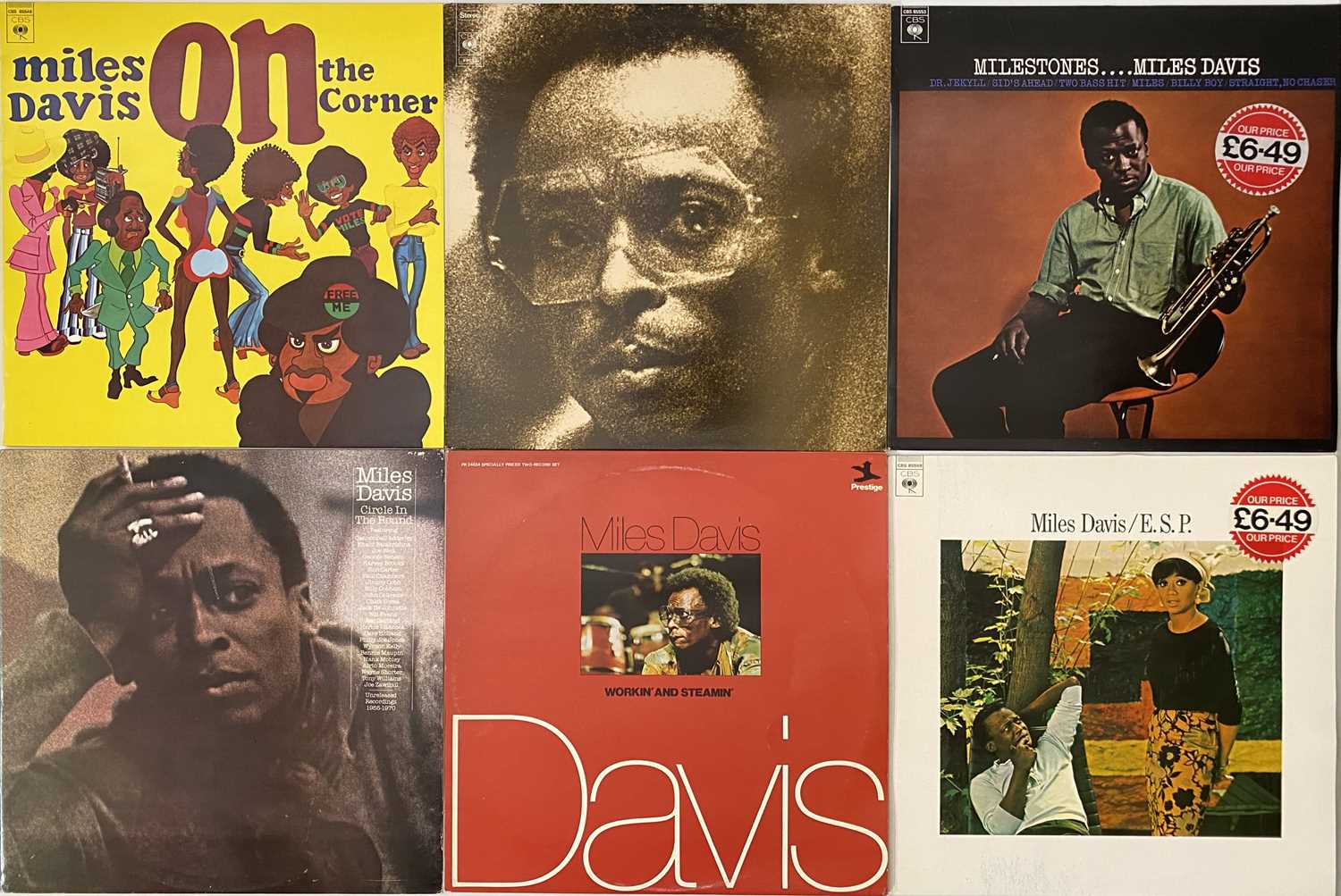 Lot 9 - MILES DAVIS - LP COLLECTION