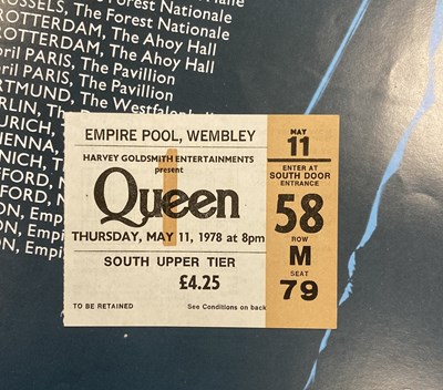 Lot 387 - QUEEN CONCERT MEMORABILIA